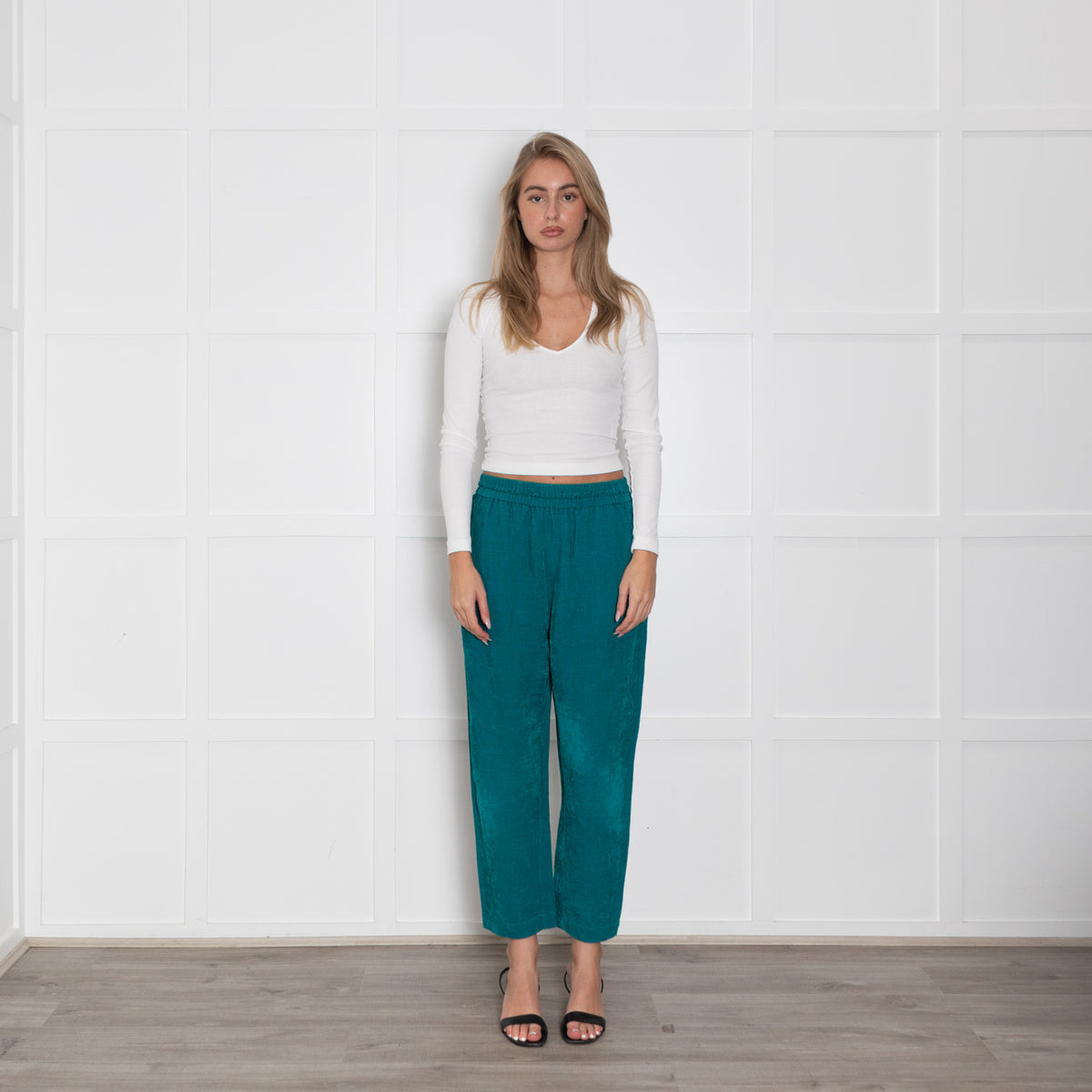 Forte Forte  Turquoise Pin Cord Trousers