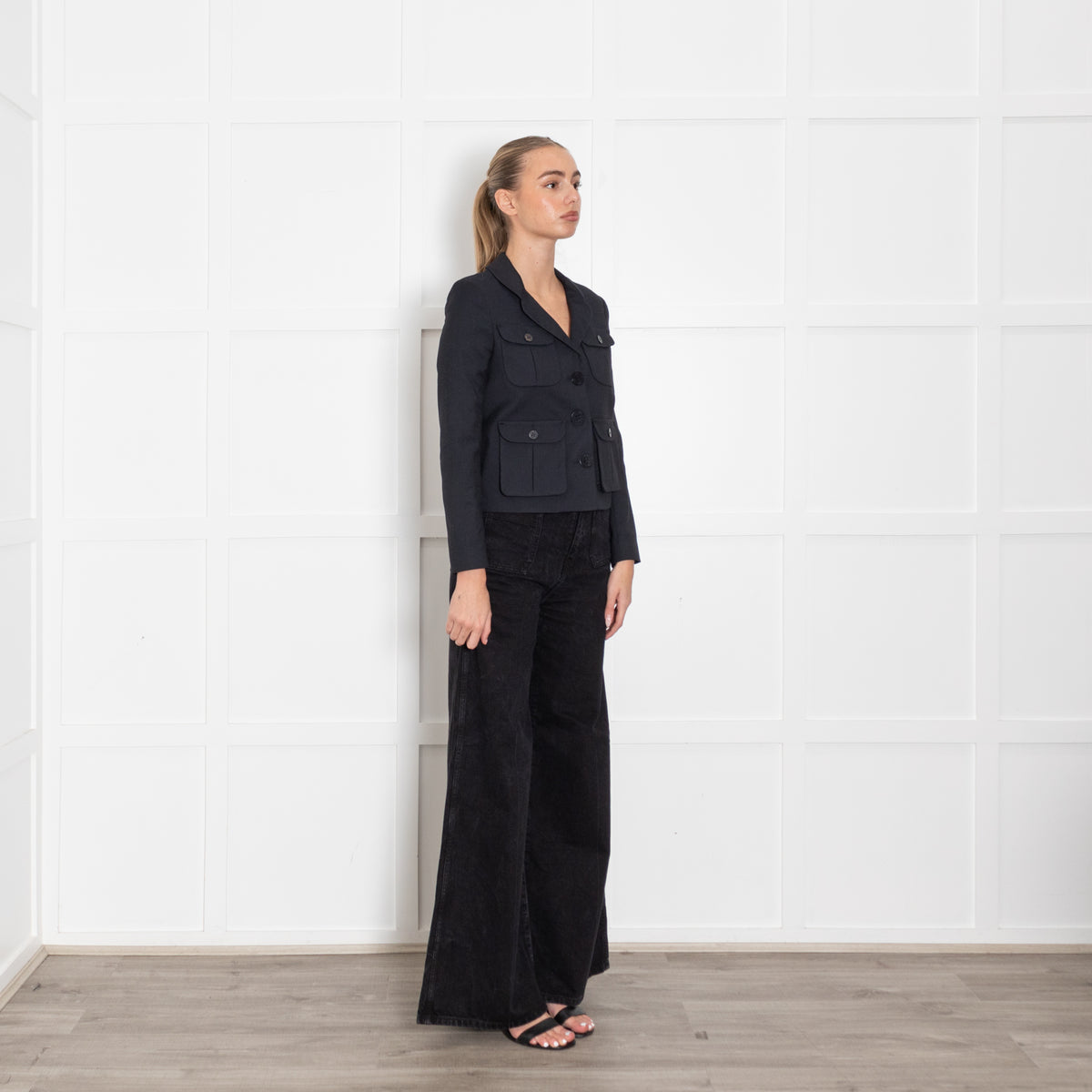 Mulberry Tippi Navy Jacket