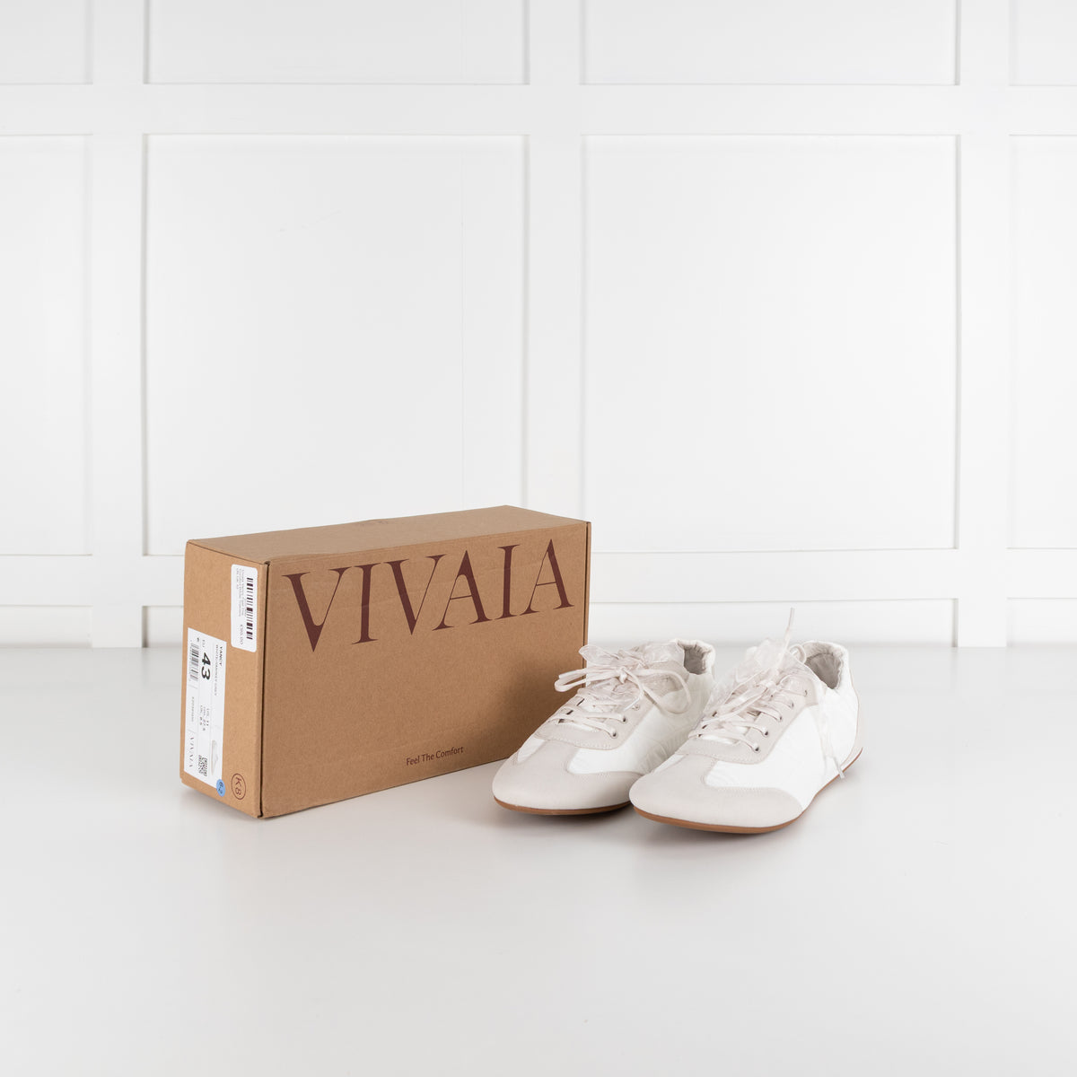 Vivaia Yancy Feel The Comfort White Trainers UK 8.5