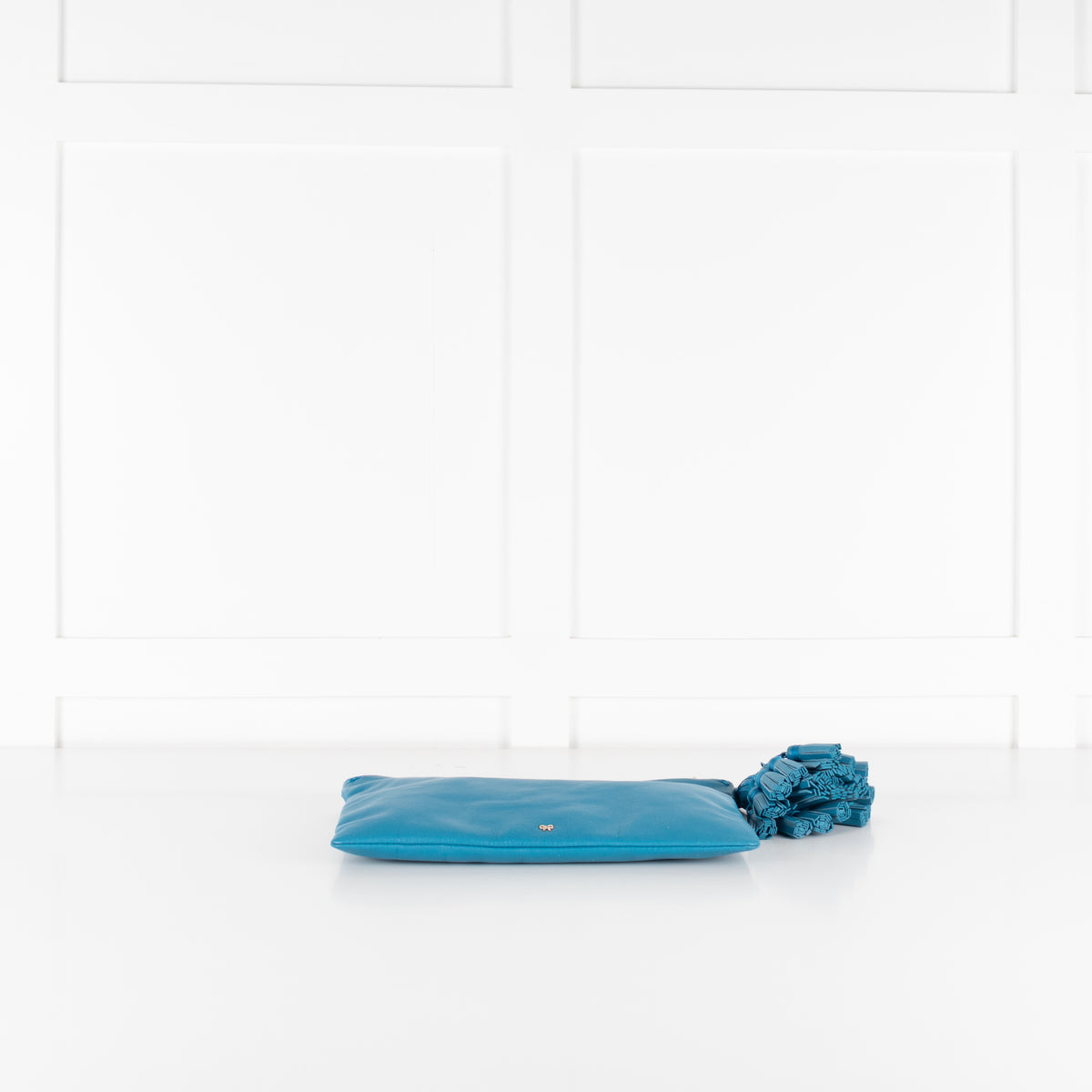 Anya Hindmarch Blue Georgiana Clutch