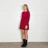 Red Valentino Red Knit Fit And Flare Dress
