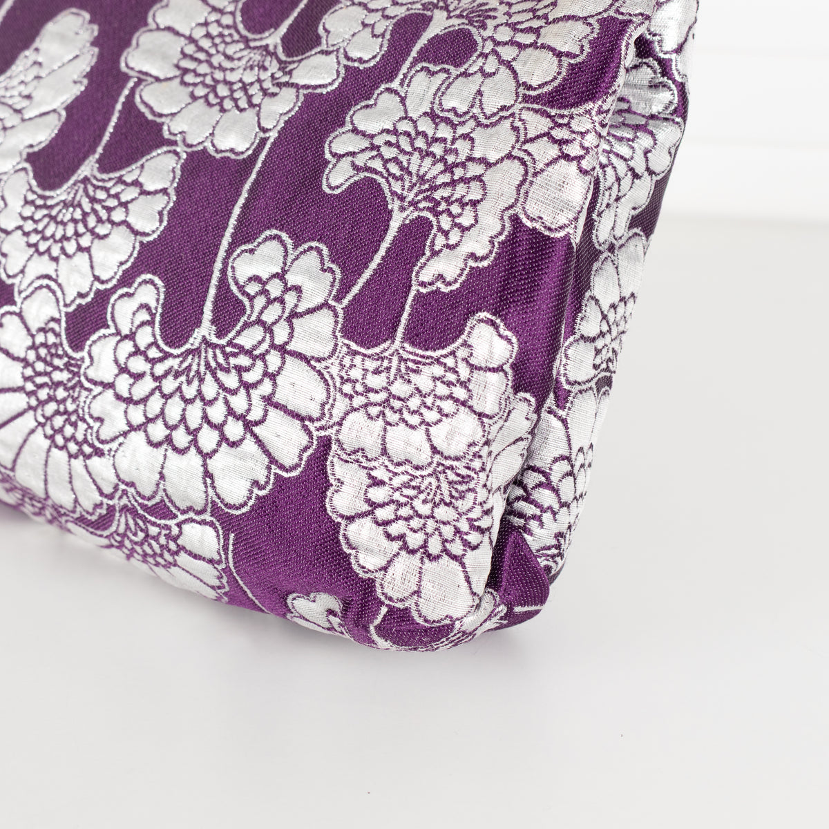 Marni Floral Jacquard Framed Purple Shoulder Bag