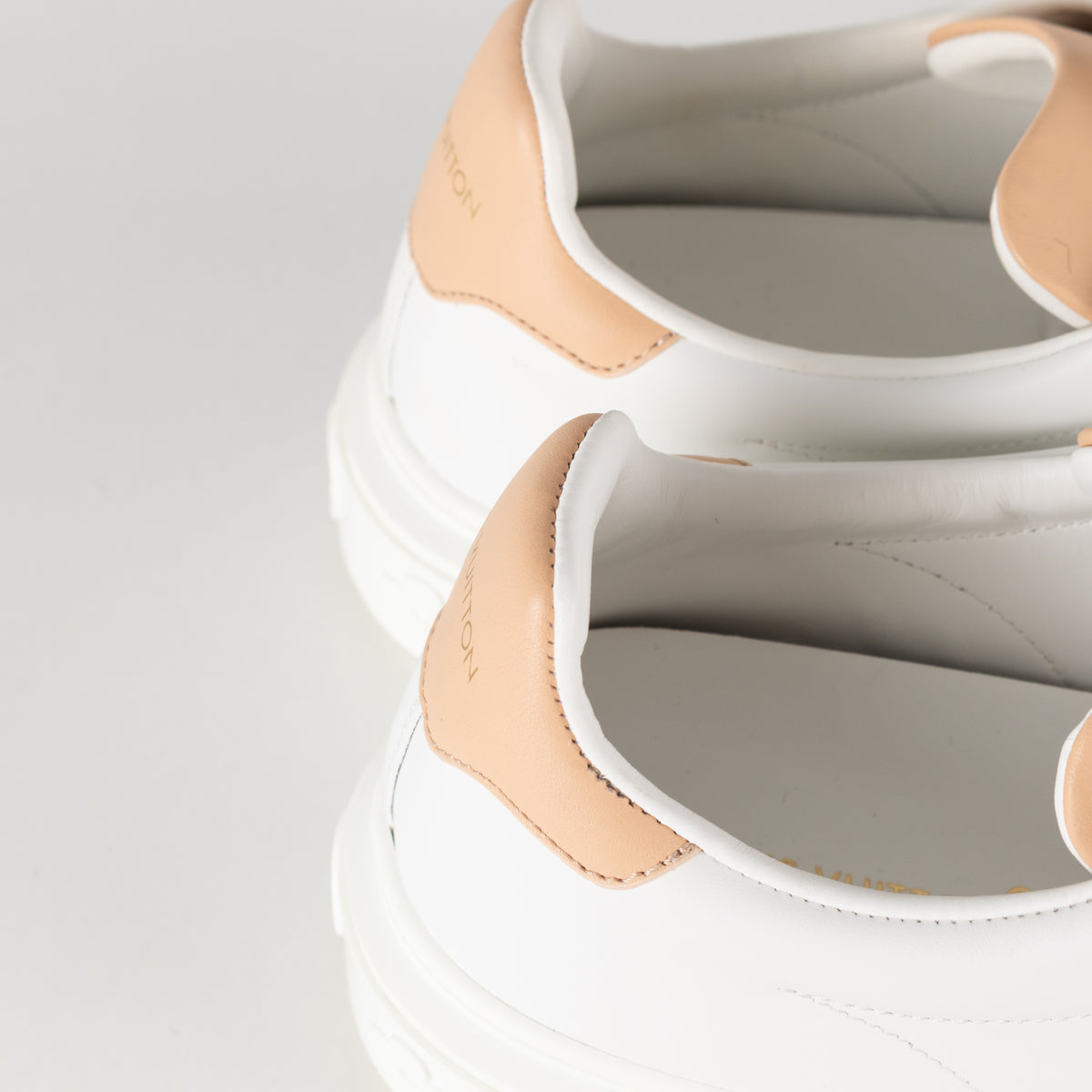Louis Vuitton Time Out Beige & White Trainers