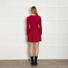 Red Valentino Red Knit Fit And Flare Dress