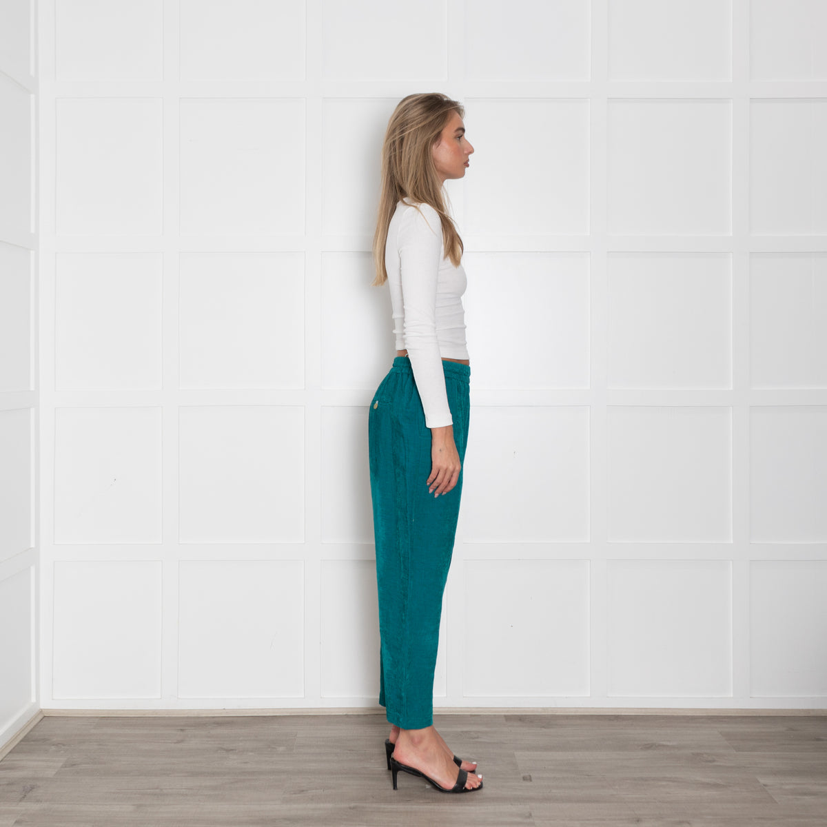 Forte Forte  Turquoise Pin Cord Trousers