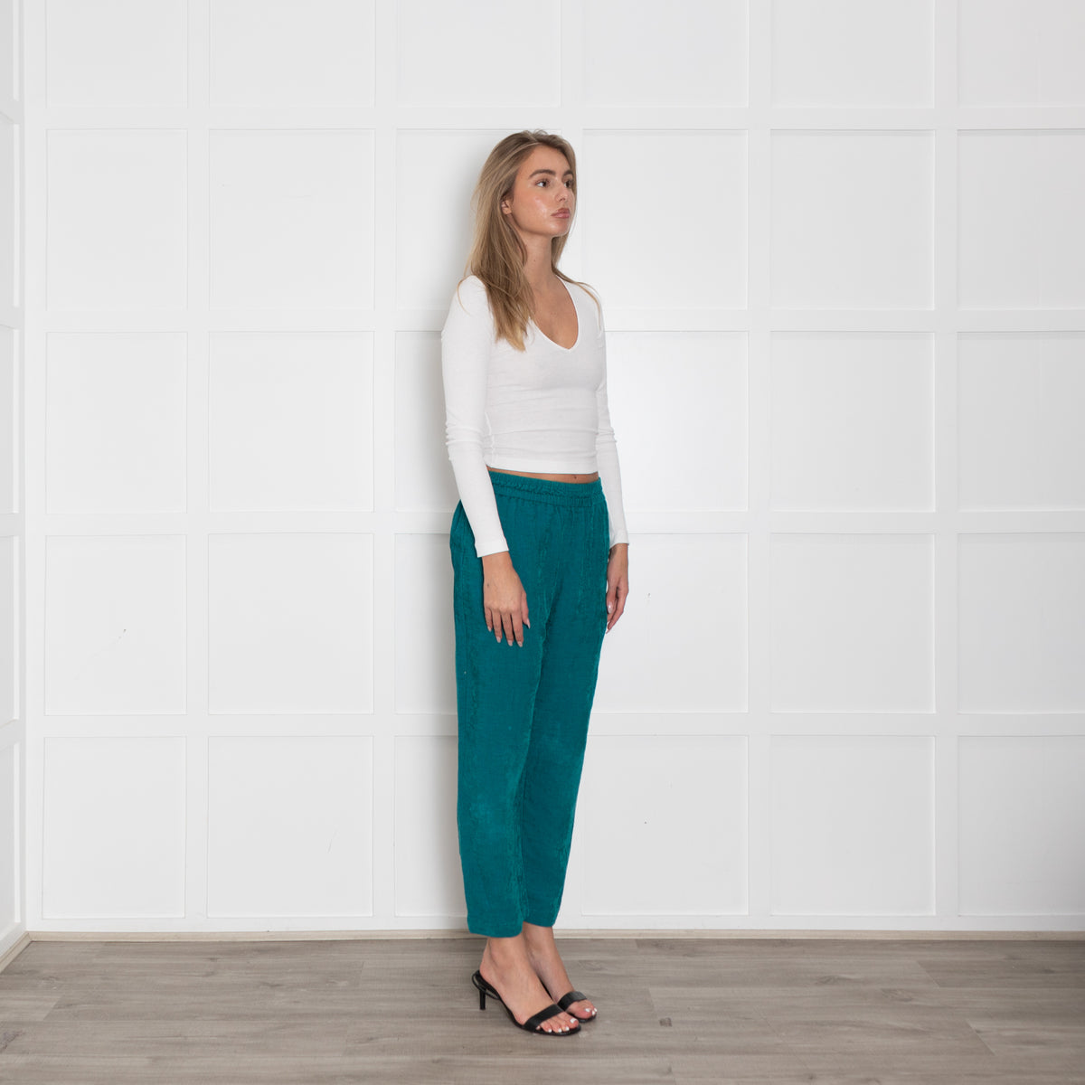 Forte Forte  Turquoise Pin Cord Trousers