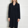 Claudie Pierlot Navy Duster Coat