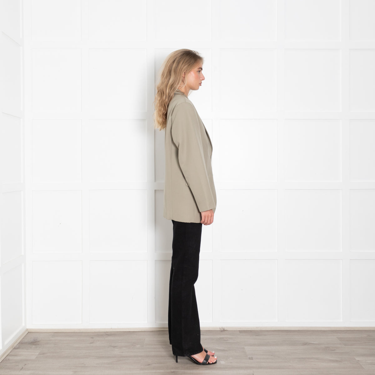 Marni Taupe Black Colour Block Jacket