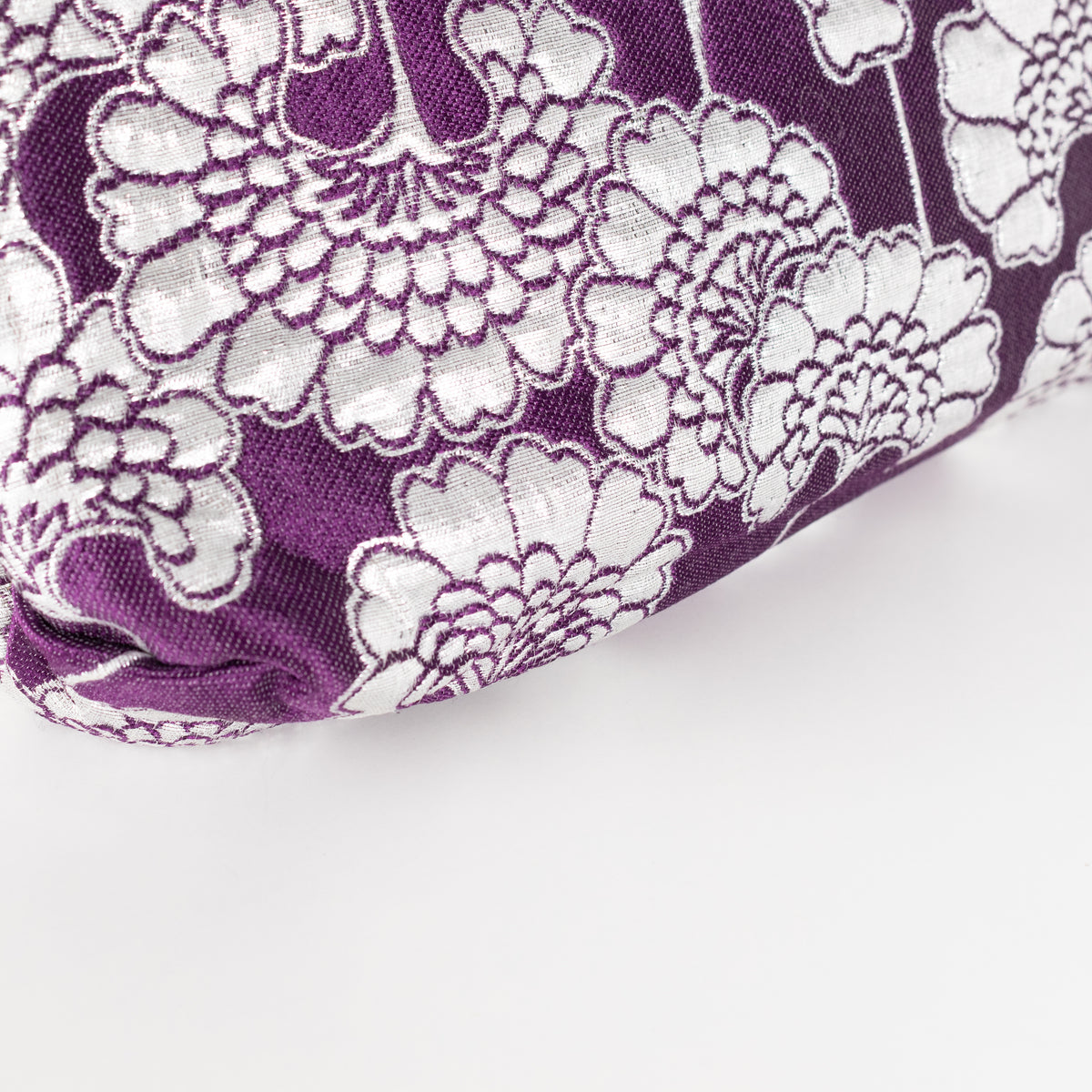 Marni Floral Jacquard Framed Purple Shoulder Bag