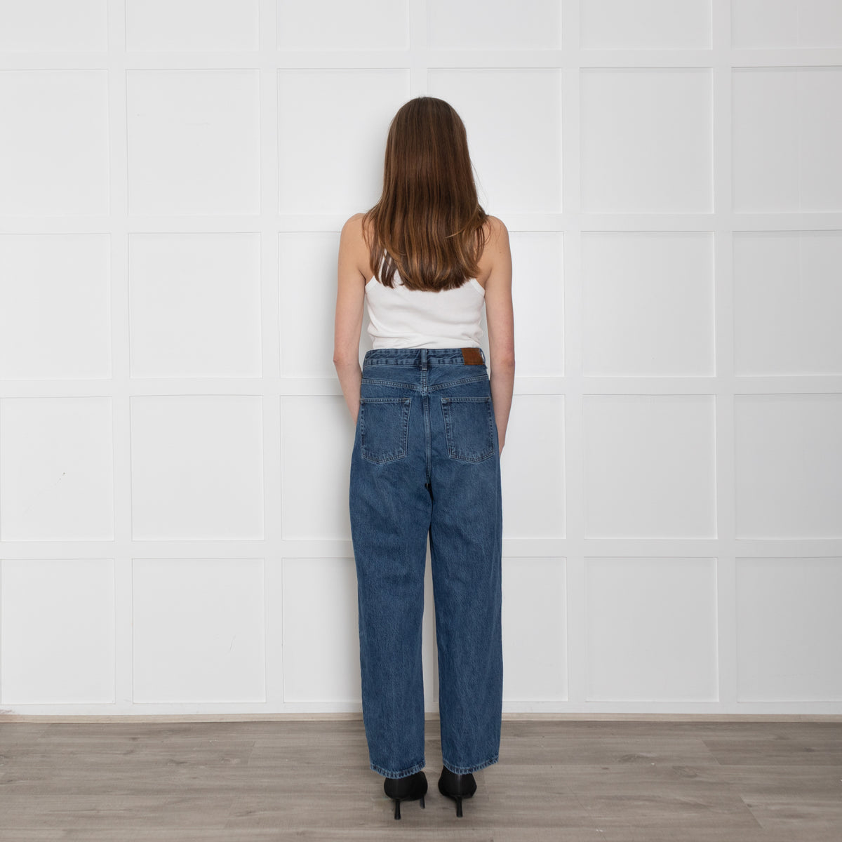 Mos Mosh Heyanno Dark Blue Straight Leg Jeans