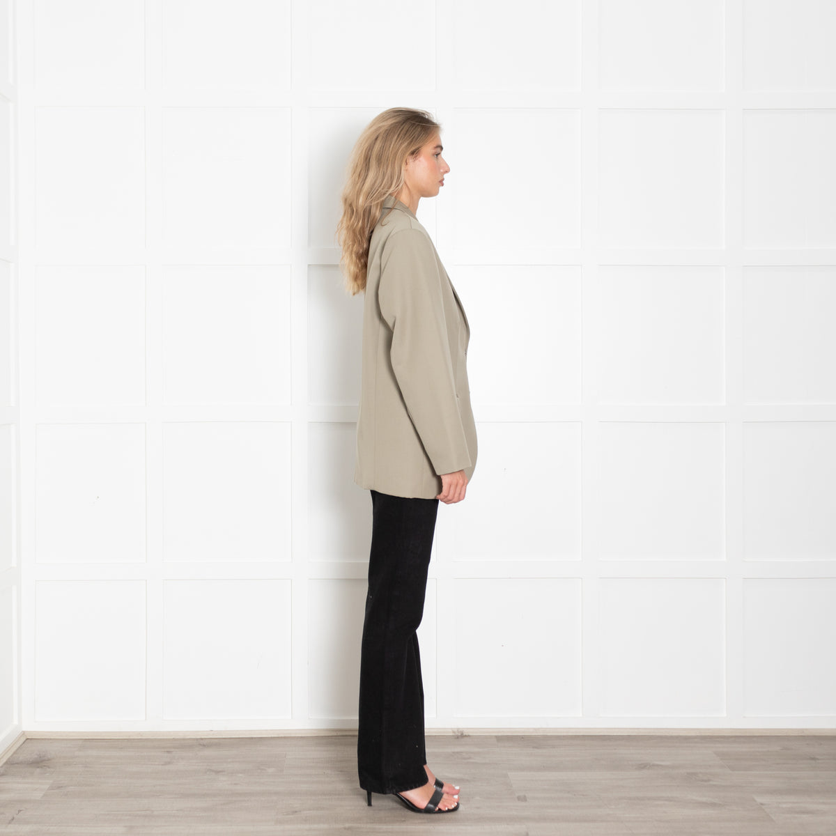 Marni Taupe Black Colour Block Jacket