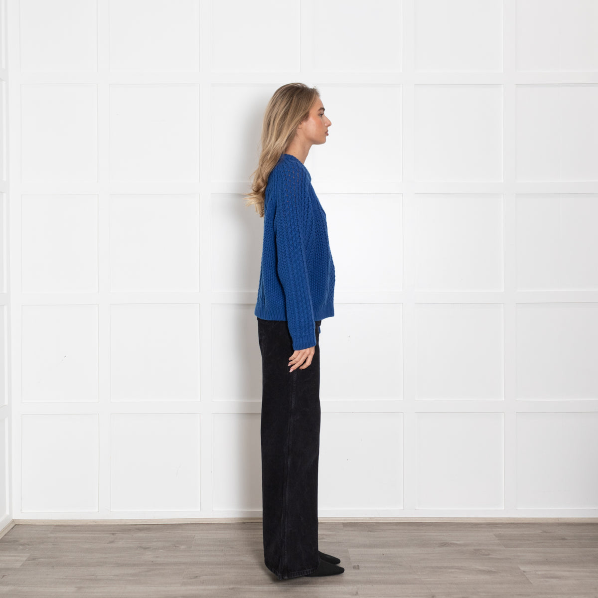 Acne Blue Chunky Knit Jumper