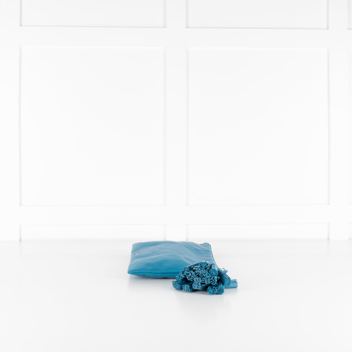 Anya Hindmarch Blue Georgiana Clutch
