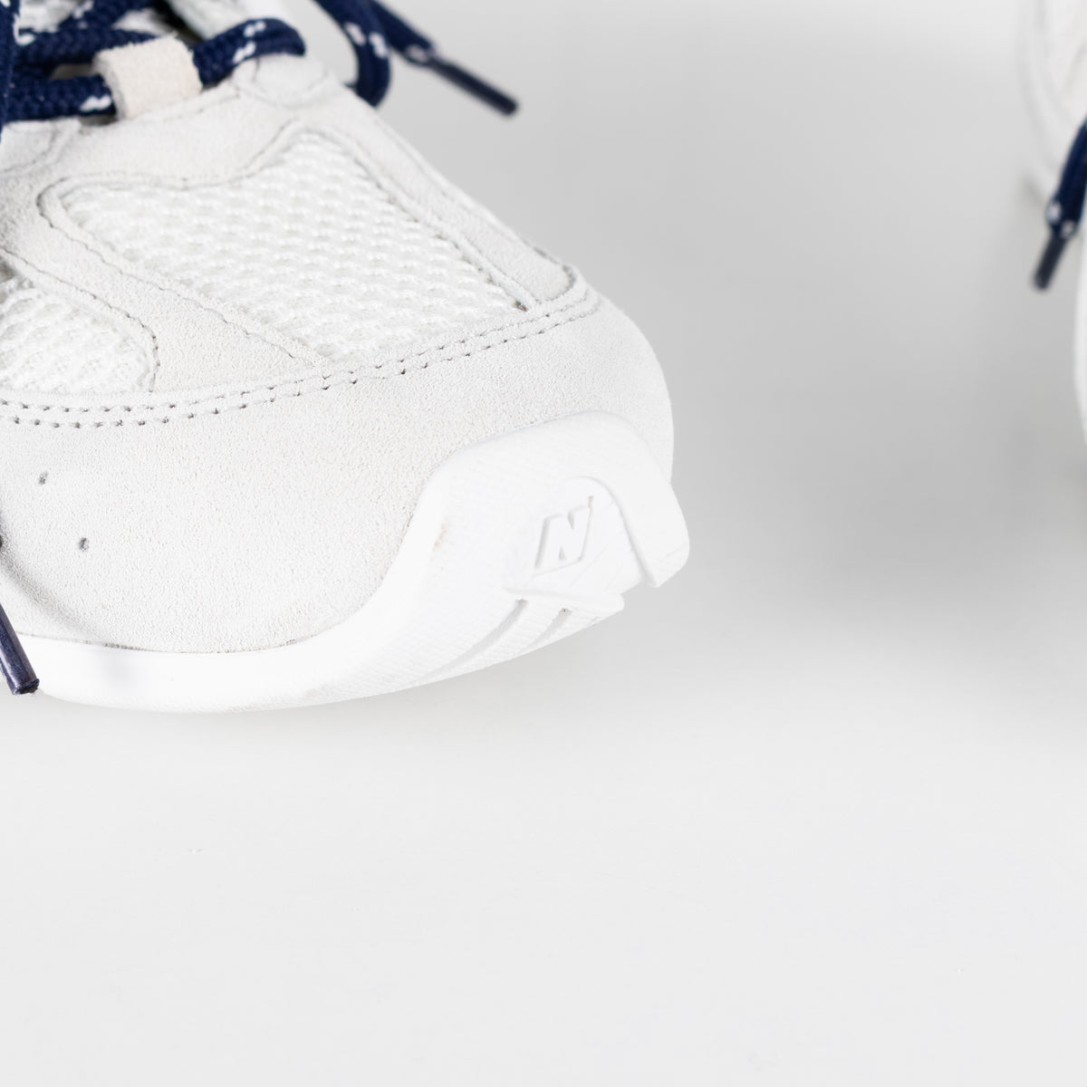 Miu Miu x New Balance White 530 SL Suede Mesh Trainers