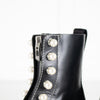 3.1 Phillip Lim Hayett Lug Sole Zipper Boot With Faux Pearl Embellishments