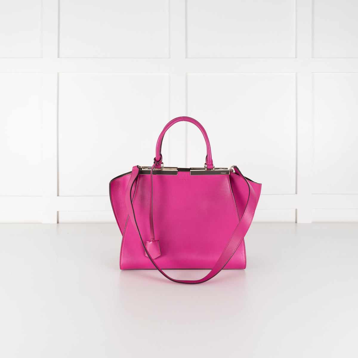 Fendi Magenta Pink 3 Jours Tote Bag