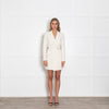 Jonathan Simkhai Cream Cutout Blazer Dress