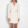 Jonathan Simkhai Cream Cutout Blazer Dress