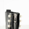3.1 Phillip Lim Hayett Lug Sole Zipper Boot With Faux Pearl Embellishments