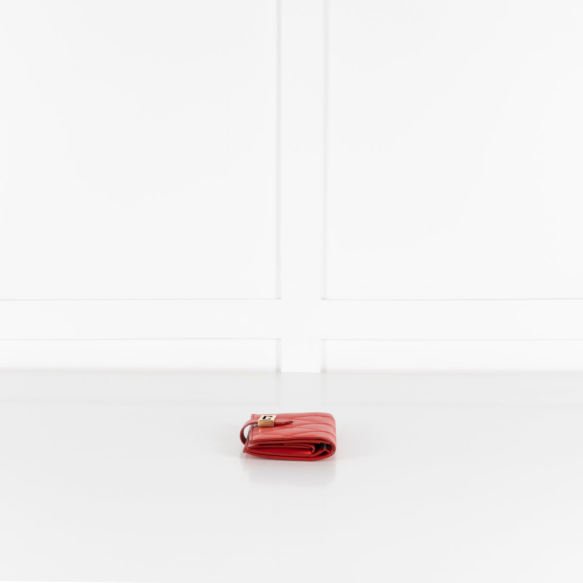 Givenchy Red Quilted Fold Wallet