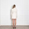 Jonathan Simkhai Cream Cutout Blazer Dress