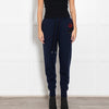 Markus Lupfer Navy Joggers with Sequin Rose