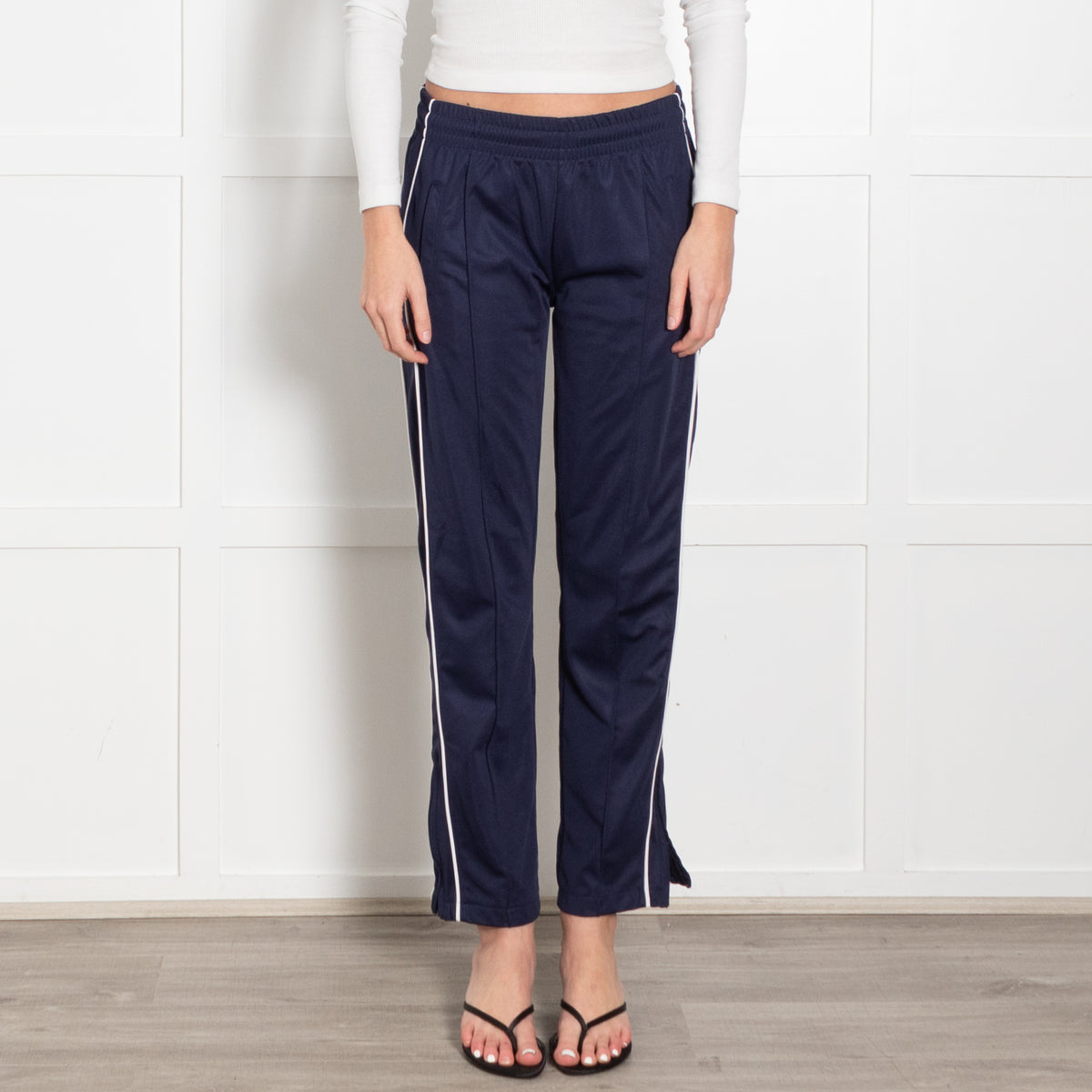Anine Bing Dark Blue Side Stripe Track Trousers