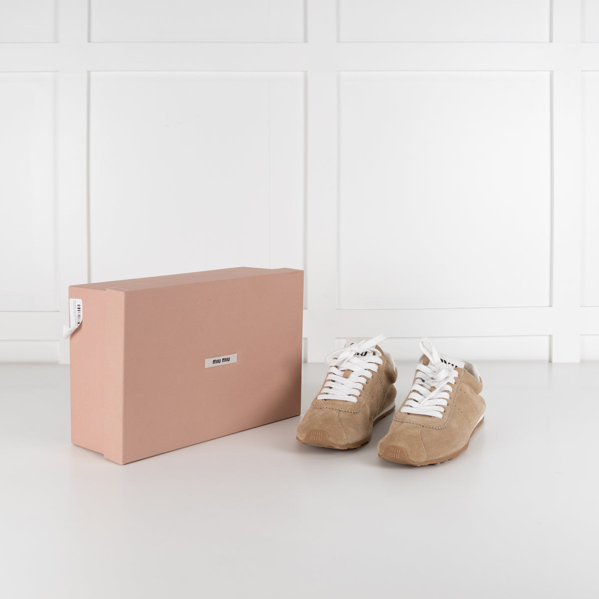 Miu Miu Plume Suede Trainers