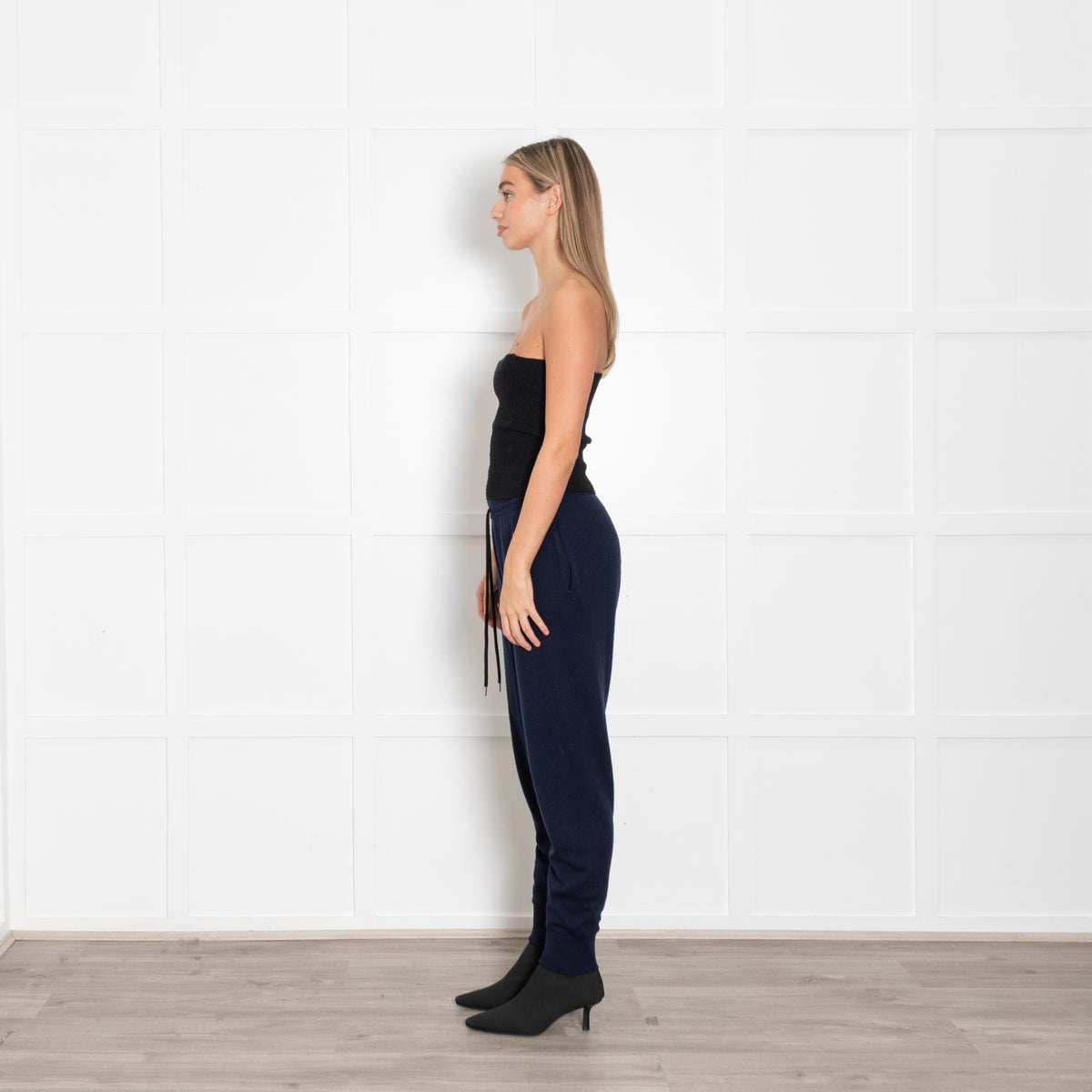 Markus Lupfer Navy Joggers with Sequin Rose