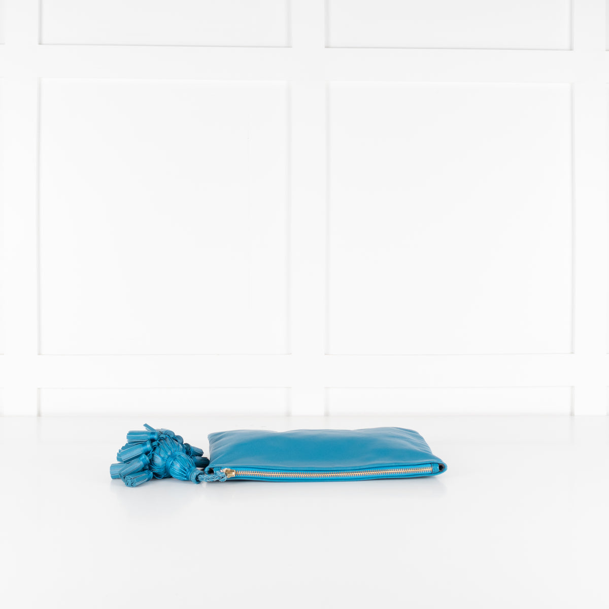 Anya Hindmarch Blue Georgiana Clutch