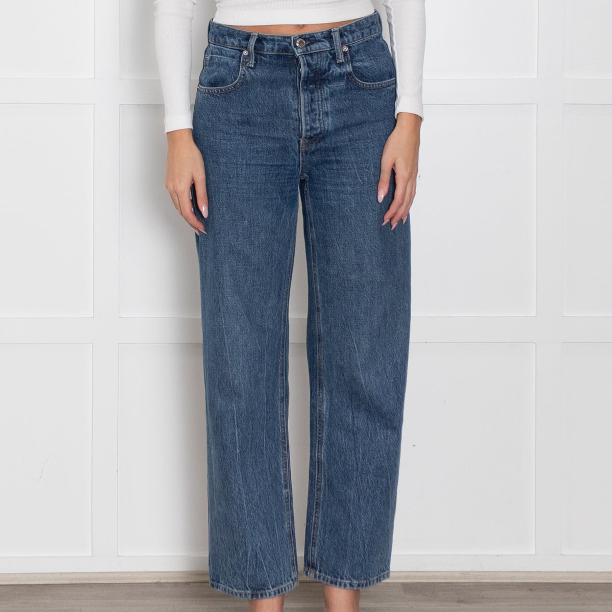 Alexander Wang Blue Straight Leg Jeans
