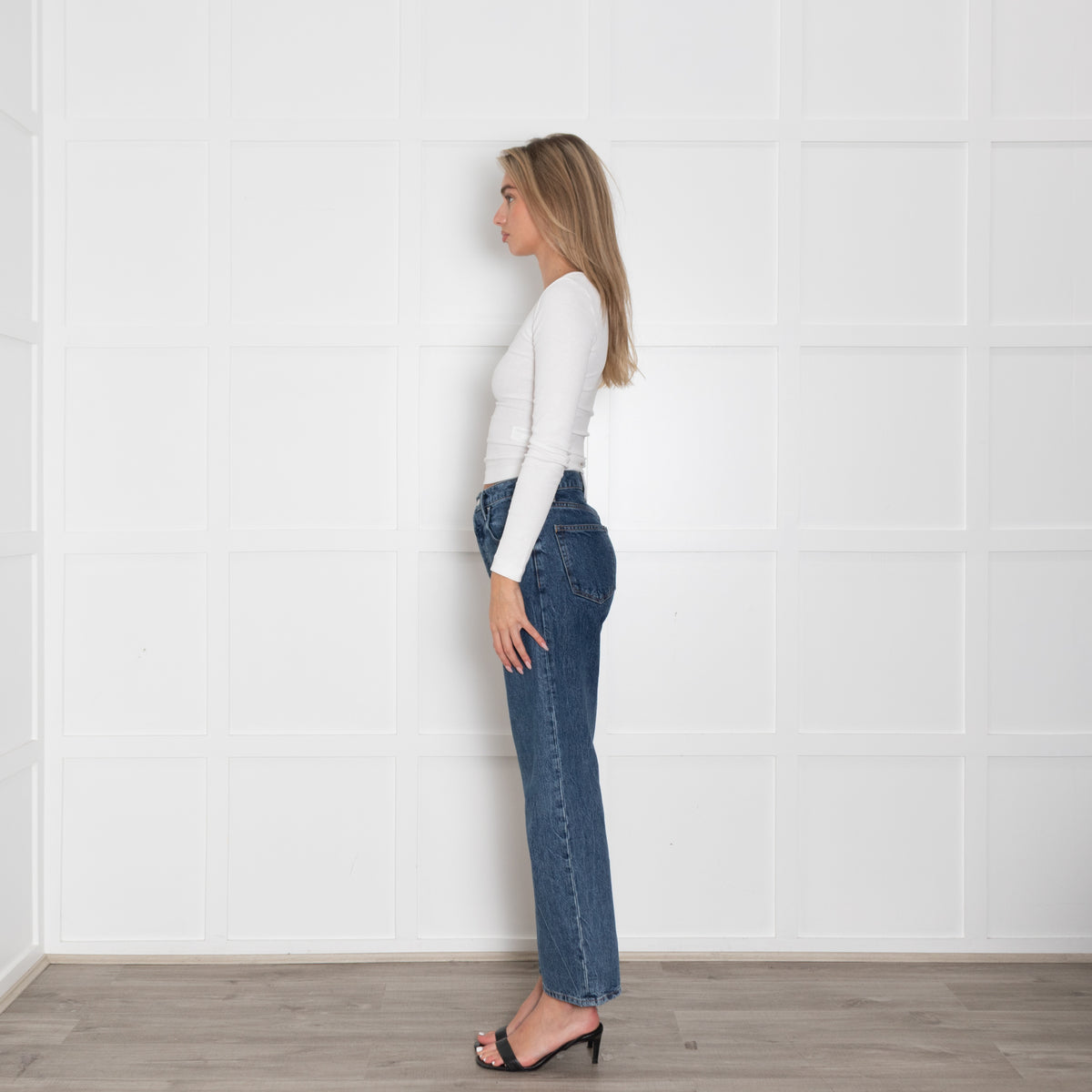 Alexander Wang Blue Straight Leg Jeans