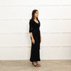 The Vampire's Wife Black Sparkle Knitted Maxi Dress