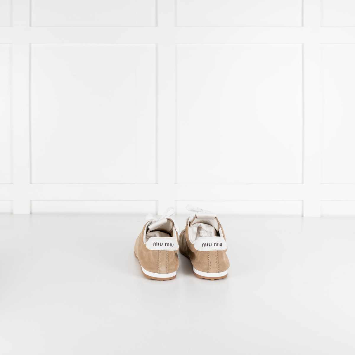 Miu Miu Plume Suede Trainers