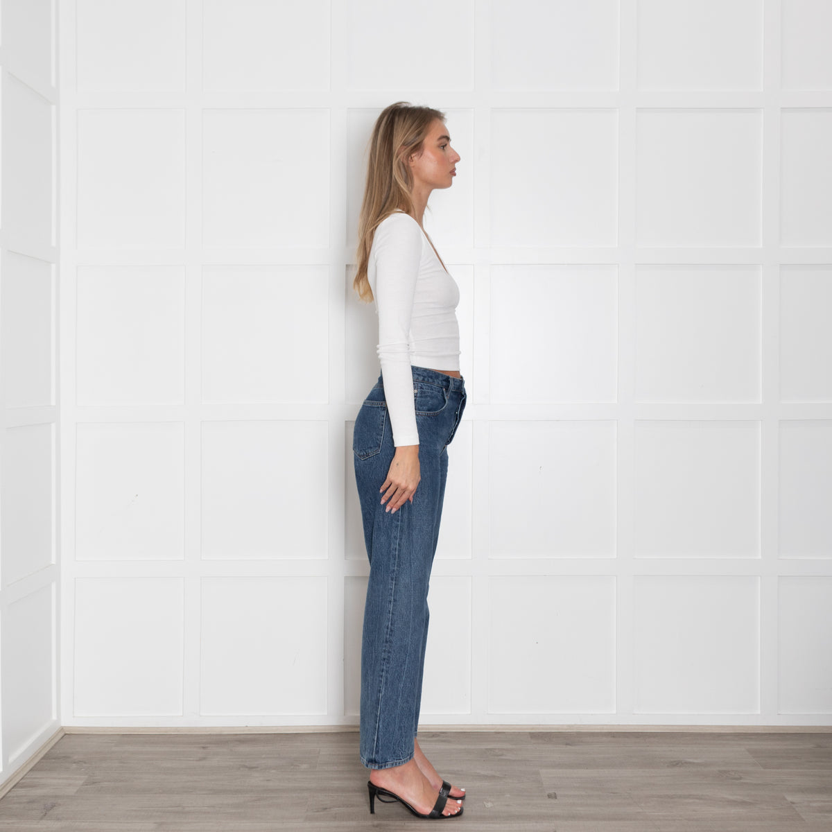 Alexander Wang Blue Straight Leg Jeans