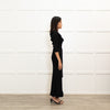 The Vampire's Wife Black Sparkle Knitted Maxi Dress