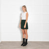 Chloe Green Wool Mini Skirt