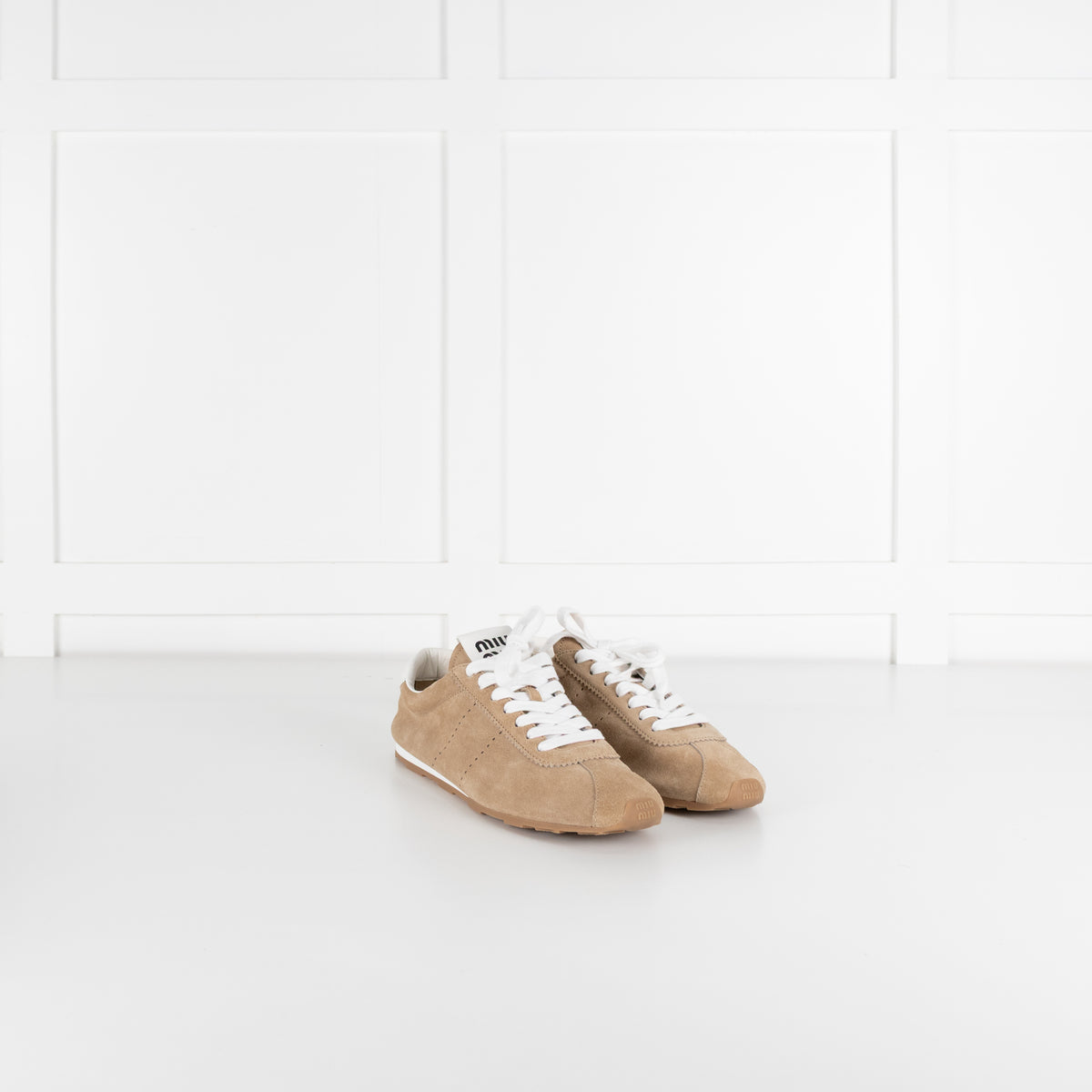 Miu Miu Plume Suede Trainers