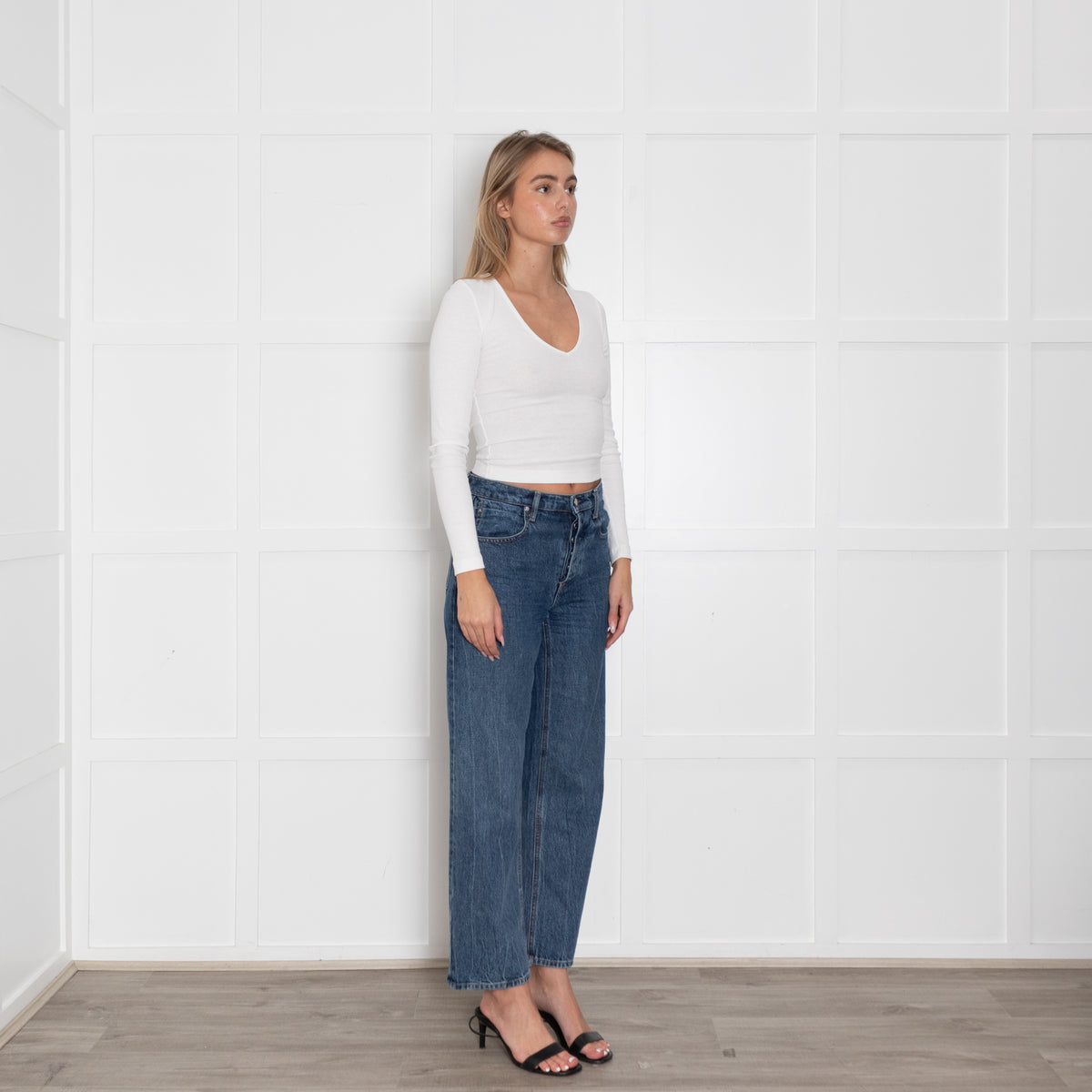 Alexander Wang Blue Straight Leg Jeans