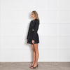 Anna Quan Black Cutout Twist Blazer Dress