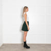 Chloe Green Wool Mini Skirt