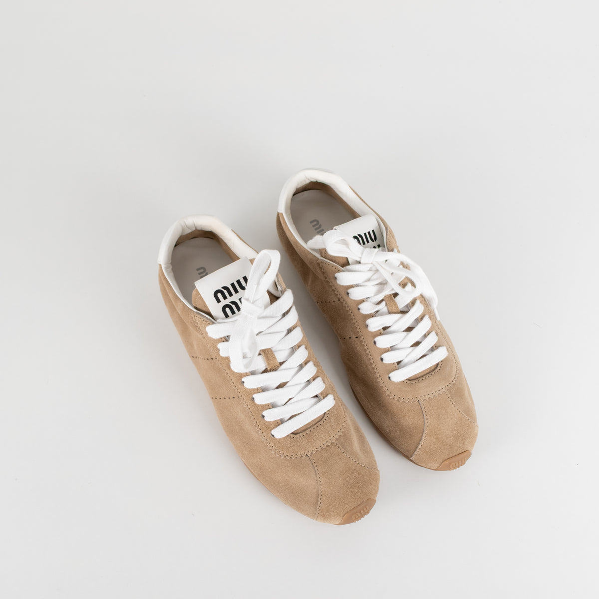Miu Miu Plume Suede Trainers