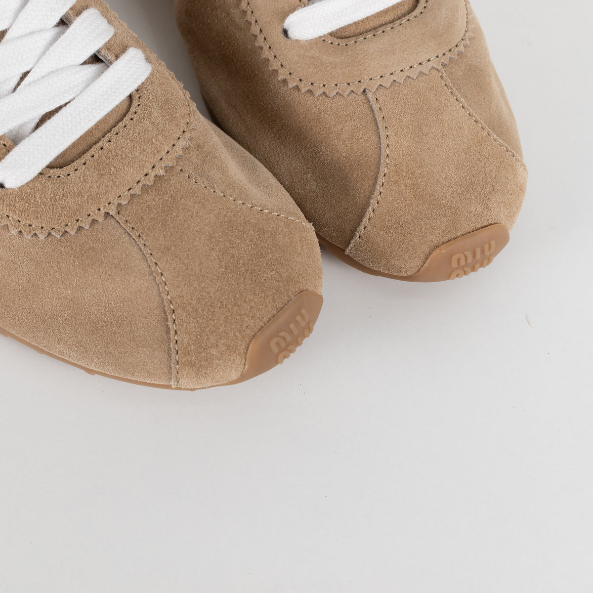 Miu Miu Plume Suede Trainers