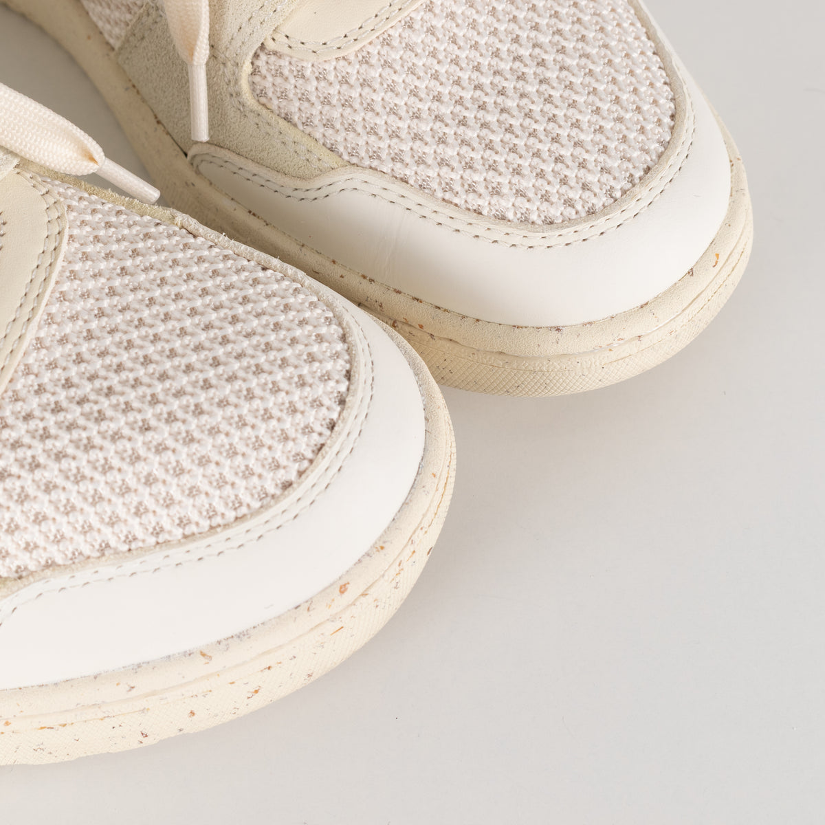 Off White Slim Out Of Office Sneakers in Cream & White