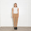 Boutique Moschino Camel Straight Tailored Trousers