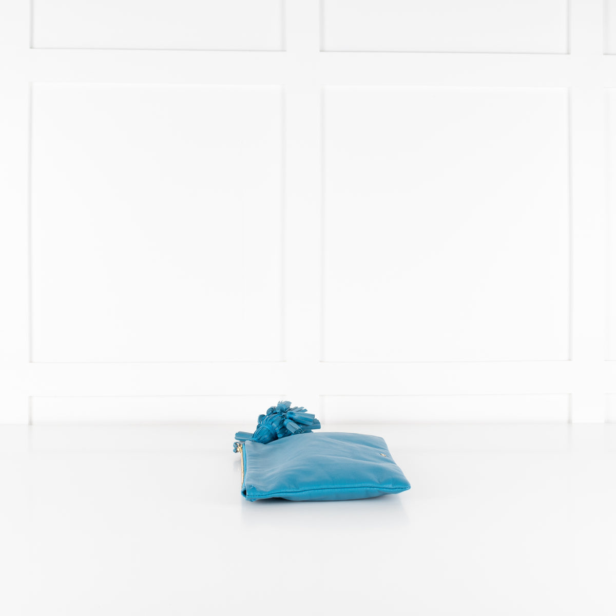 Anya Hindmarch Blue Georgiana Clutch