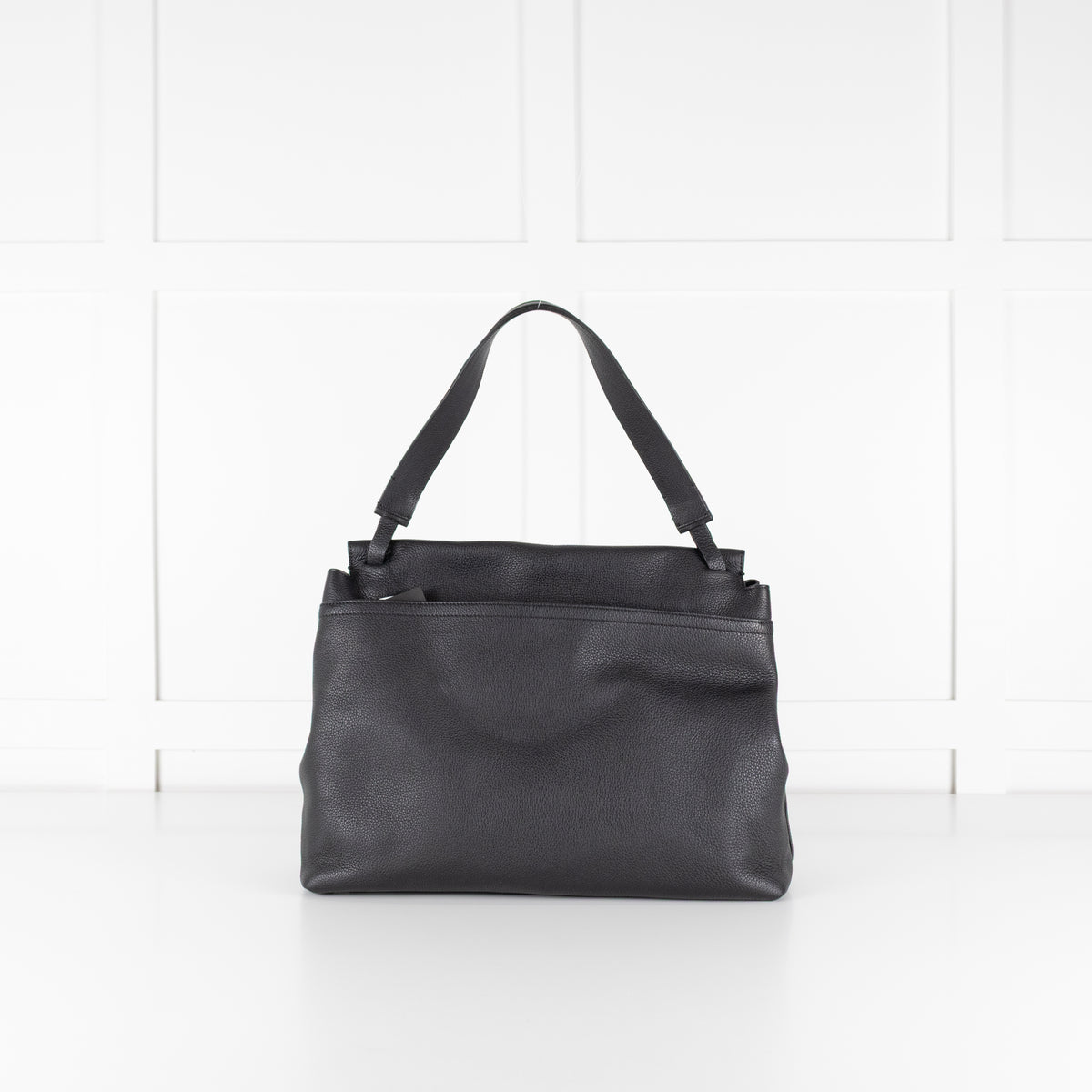 The Row Black Sideby Tote