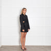 Anna Quan Black Cutout Twist Blazer Dress