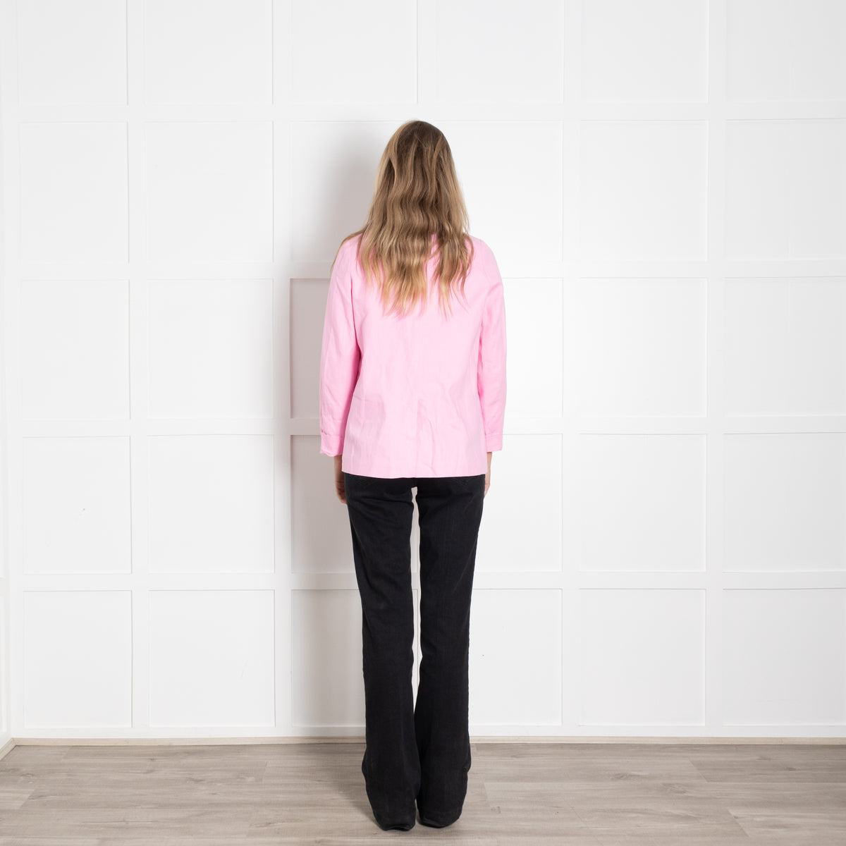 Cami NYC Pink Linen Blazer Jacket