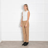 Boutique Moschino Camel Straight Tailored Trousers
